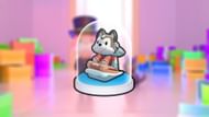 Monopoly Go's Sledding Husky Token (Image via Scopely)